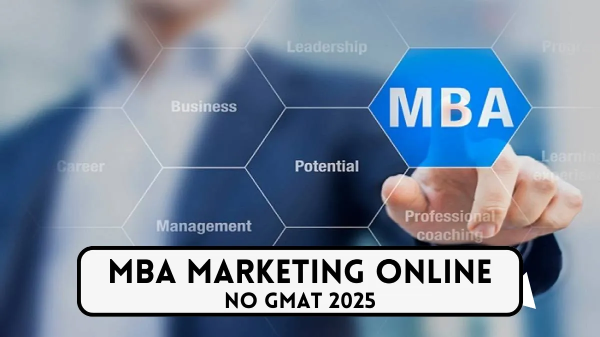 MBA Marketing Online No GMAT